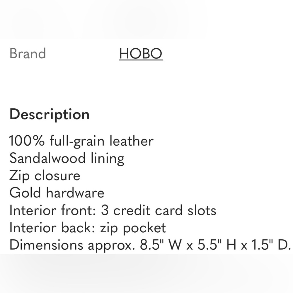 HOBO Cream Leather/ multi color striped / Gold hardware Crossbody / Fanny pack - Picture 9 of 9